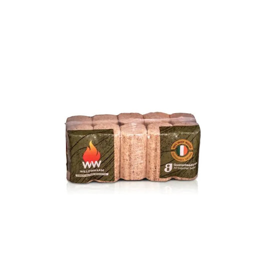 Willow warmer briquettes
