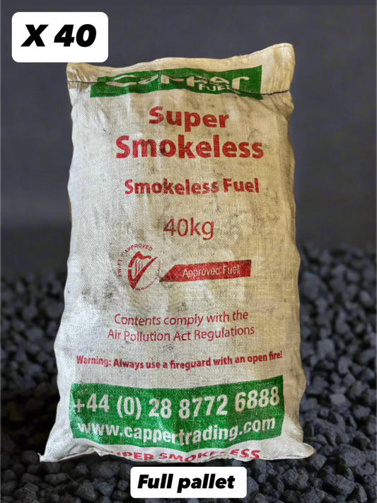 Pallet of capper super smokeless coal